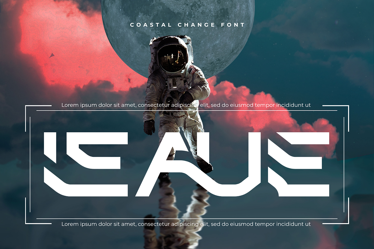 Coastal Change - Futuristic Font, a Sans Serif Font by 177Studio (Photo 3 of 8)