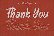 Grestique – Modern Display Font, a Handwritten Font by Almeera Std (Thumbnail 8 of 10)