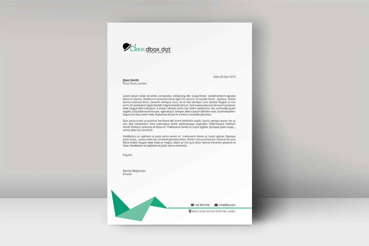 Letterhead Template, a Stationery Template by artisanHR (Photo 4 of 6)