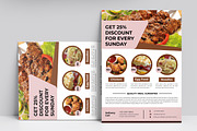Food Flyer Design Template, a Flyer Template by MightyDesign (Thumbnail 1 of 7)