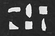 59 White Torn Paper Textured Pieces, a Texture Graphic by Ksuview (Thumbnail 13 of 13)
