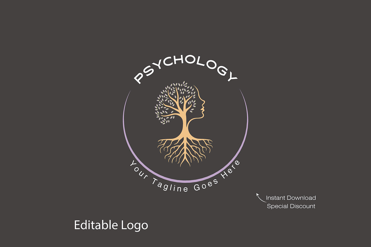 Elegant Psychology Logo Template