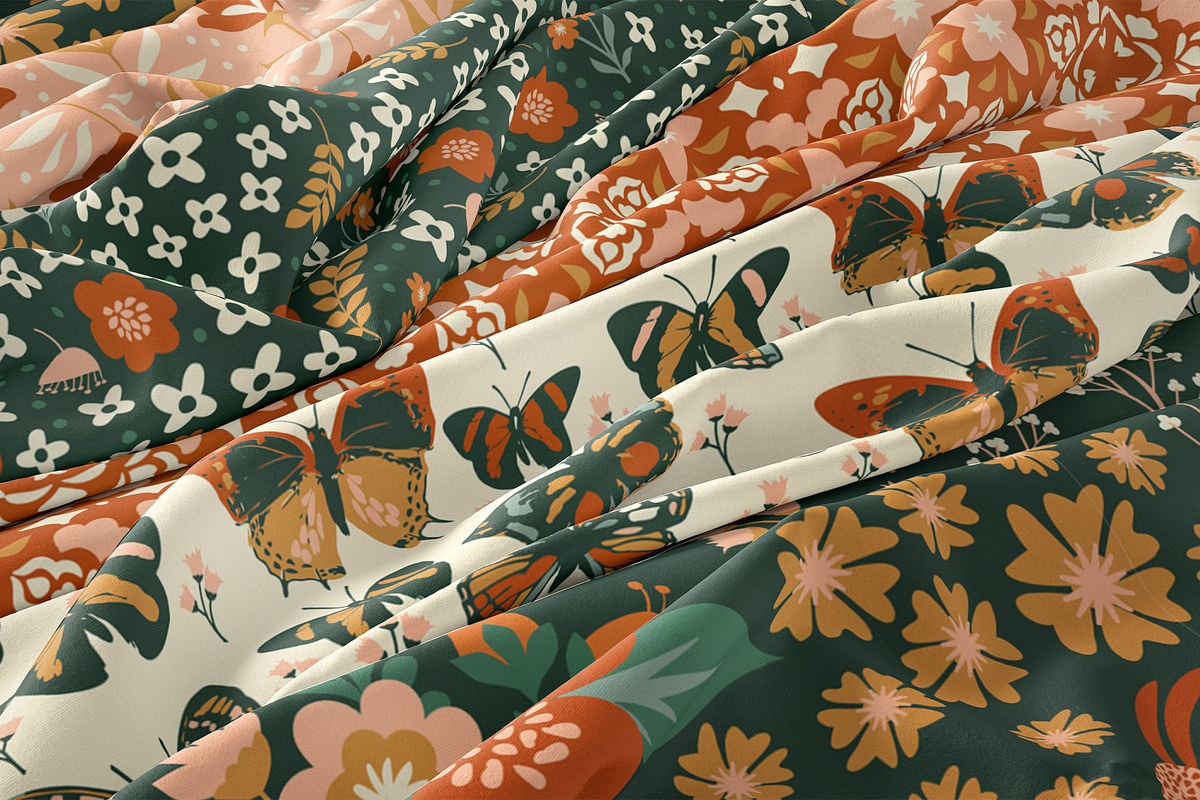 Woodland Garden Seamless Patterns, a Pattern Graphic by Wild Twig Co (Photo 9 of 9)