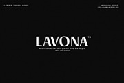Lavona – Modern Variable Sans Serif, a Font by Hasbi Creative (Thumbnail 1 of 9)