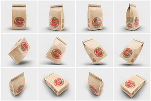 Paper Bag Mock-Up, a Packaging Mockup by DesignRushMarket