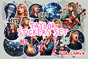 Taylor Stickers for Canva, an App Template by mkStudioLab (Thumbnail 1 of 2)