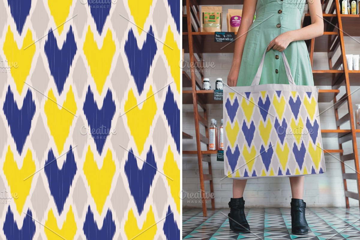 Colorful Ikat Seamless Pattern, a Pattern Graphic by PPEthnicDecorPattern (Photo 4 of 8)