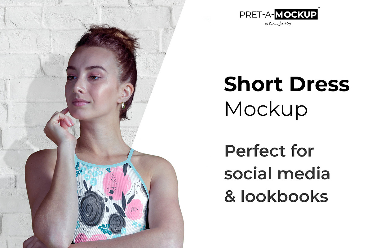 Short Dress Mockup, a Books & Magazine Mockup by Pret-a-Mockup (Photo 1 of 7)