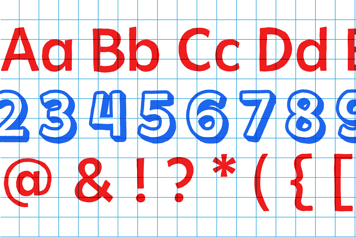 Tobi Hanmade Regular & Regular 3D, a Handwritten Font by Rodrigo Typo (Photo 3 of 5)