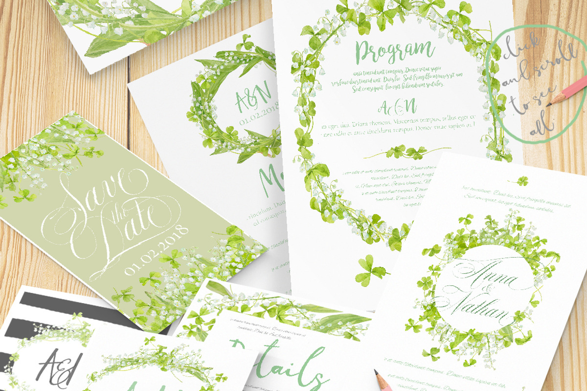 Delicate&Playful-for wedding suites, an Illustration by watercolorwild.graphics (Photo 2 of 9)