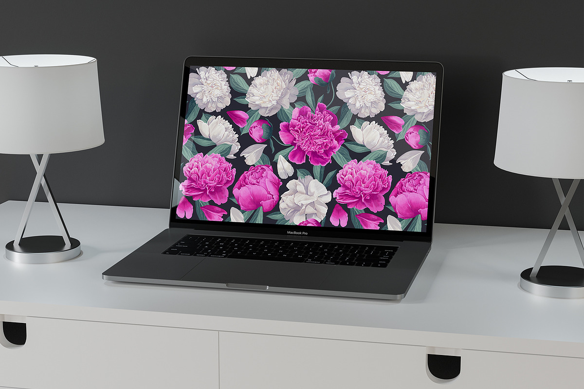 Peonies Seamless Pattern, a Pattern Graphic by MarynaPetrovska (Photo 13 of 15)