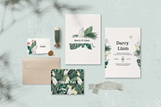 Rustic Tropical Leaves Collection, an Illustration by imajineko (Thumbnail 2 of 13)