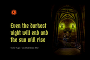 Avenacuastra, a Blackletter Font by ilhamtaro (Thumbnail 3 of 10)