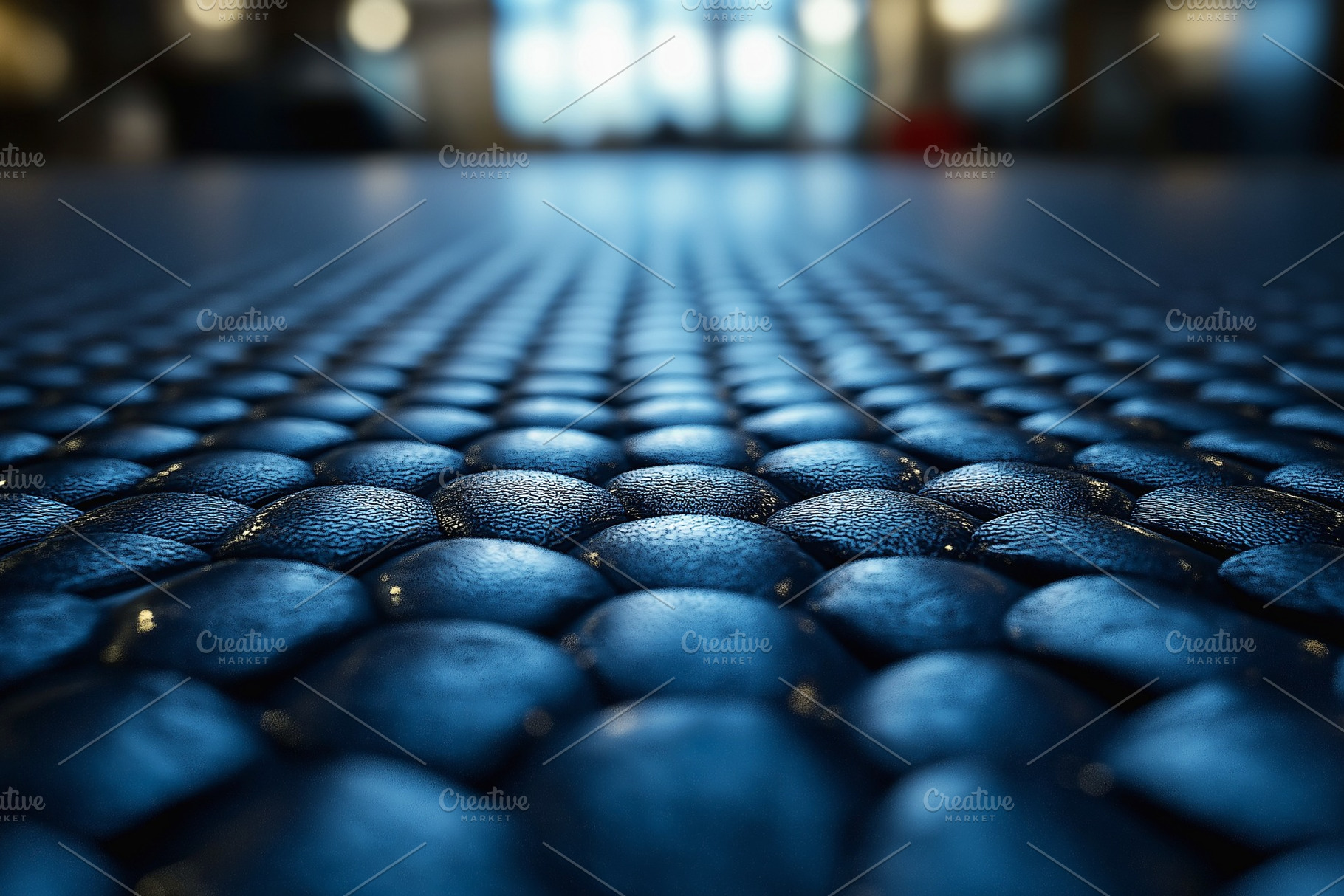 Close-up of a textured blue surface with raised circular patterns, creating a m, a Background Photo by ImageMir
