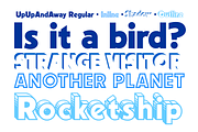 Up Up and Away, a Sans Serif Font by Comicraft Fonts (Thumbnail 4 of 5)