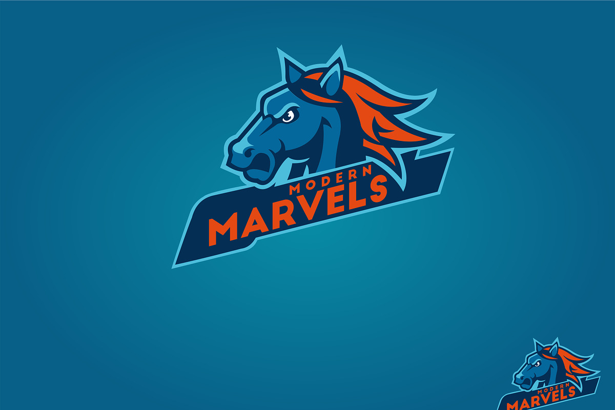 Game Horse Logo Template, a Branding & Logo Template by Raj Shop (Photo 4 of 5)