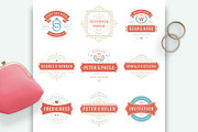 18 Wedding Logos and Badges, a Branding & Logo Template by Vasya Kobelev (Thumbnail 7 of 14)