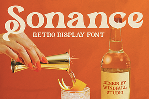 Sonance - Timeless Retro Font