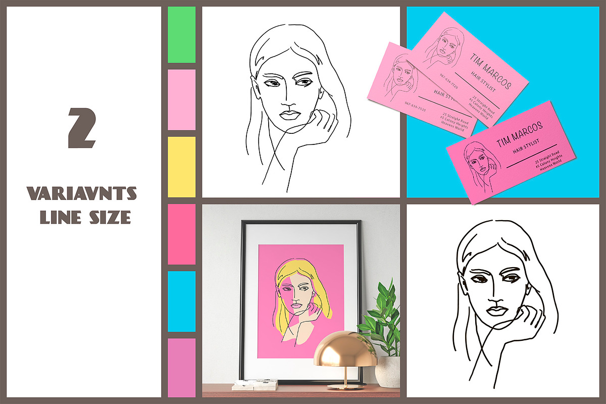 FACES part I FEMALE, a Person Illustration by statica (Photo 5 of 12)