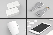 PolarWhite Package 02, a Cups & Container Mockup by JHålands' Digital Goods (Thumbnail 1 of 5)