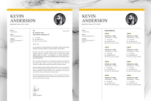 Modern CV Resume Cover Letter