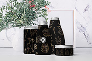 WOW Golden Botanical Patterns, a Pattern Graphic by AndrewPixel (Thumbnail 4 of 7)