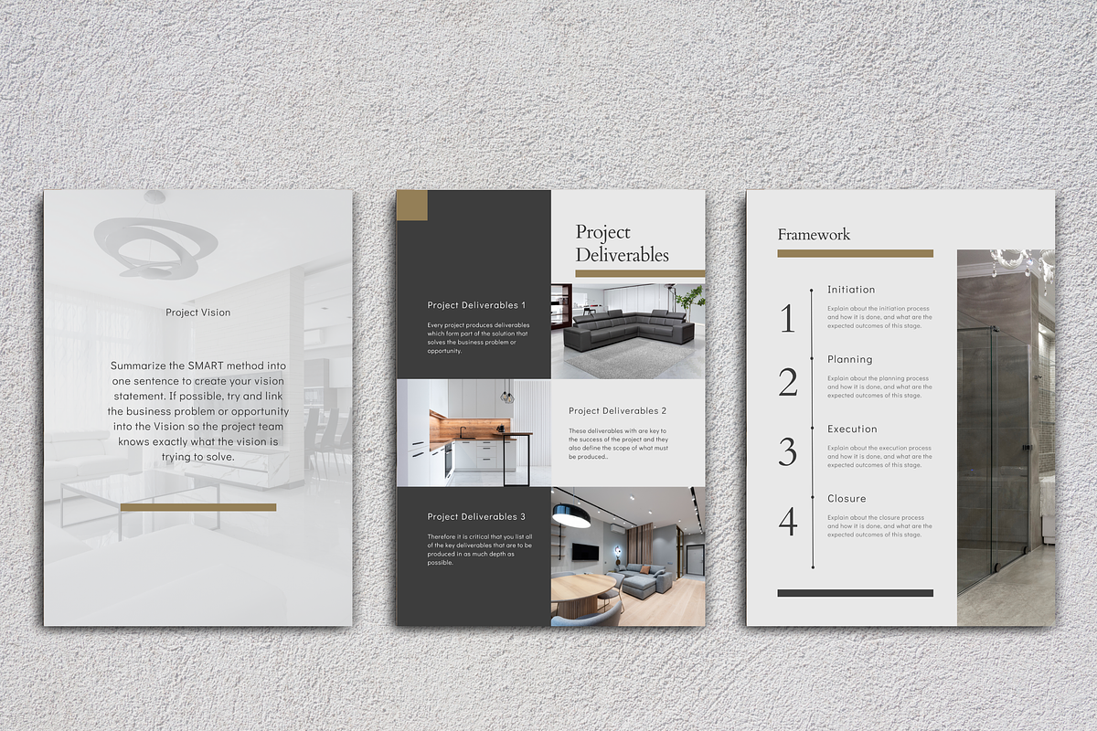 Black Gold Project Proposal Template, a Presentation Template by PayuStudio (Photo 7 of 10)