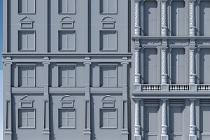 Commercial Building Facade 03