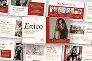 Estico Aesthetic Fashion Powerpoint, a Presentation Template by kerismaker (Thumbnail 1 of 10)