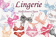 Lingerie Watercolor Collection, an Object Illustration by BarvArt (Thumbnail 1 of 9)