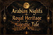 Arabique Majesty, a Serif Font by Wow Magic (Thumbnail 2 of 4)