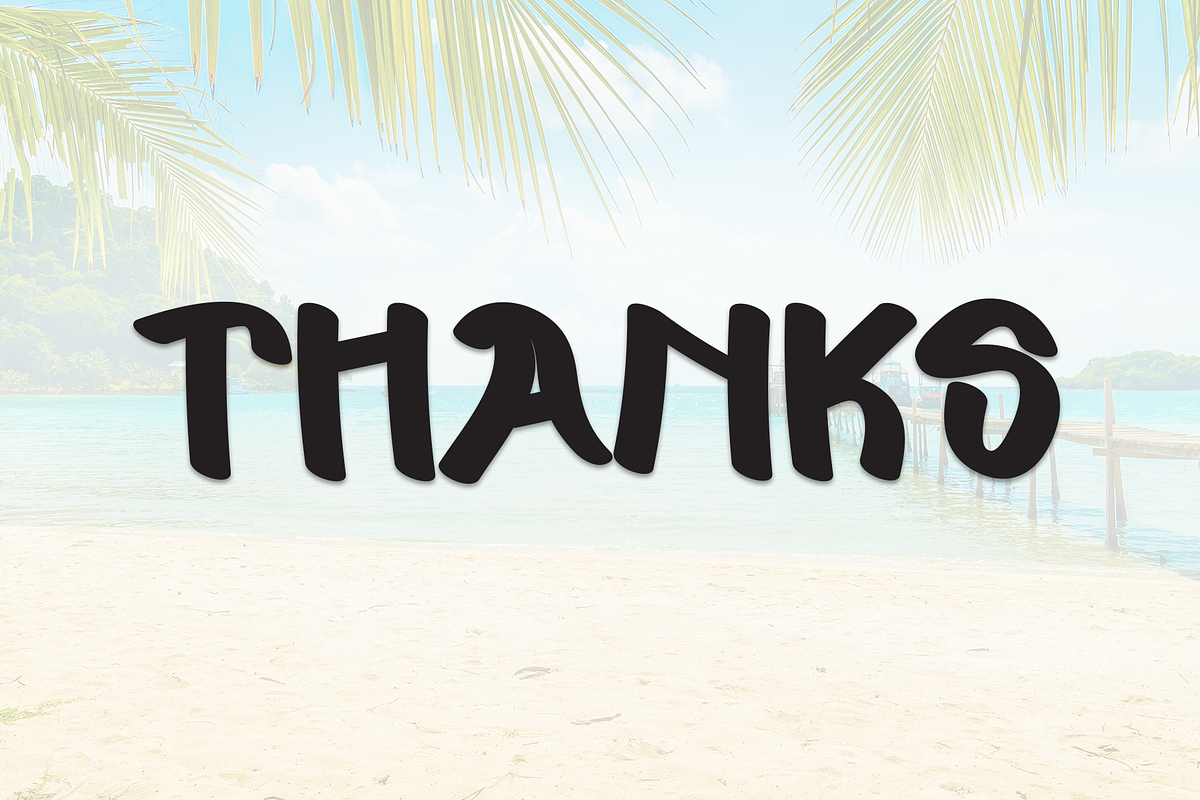 Summer Beach | Script Font, a Script Font by Scratchones (Photo 8 of 8)