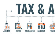 Auditing, Tax, Accounting Concepts, a Finance Illustration by TAlex (Thumbnail 6 of 6)