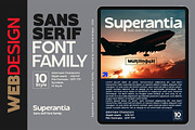 Superantia - Sans serif font family, a Sans Serif Font by Artistic & Unique (Thumbnail 13 of 15)