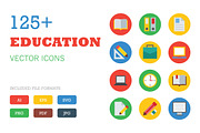125+ Education Vector Icons, an Emoji Icon by Creative Stall (Thumbnail 1 of 4)