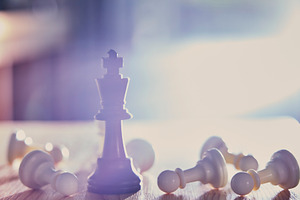 Knight of chess win , Leader success