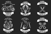 Animal motorcycle emblem logo, a Branding & Logo Template by Art Loft (Thumbnail 1 of 5)