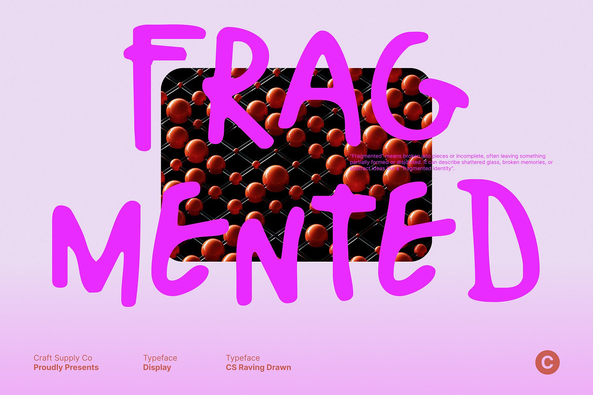 CS Raving Drawn, a Handwritten Font by Craft Supply Co. (Photo 7 of 8)