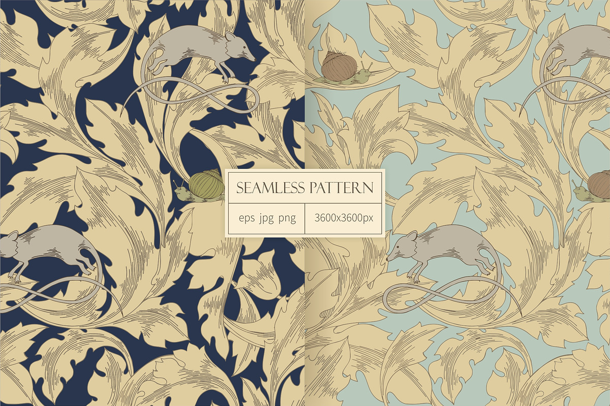 Seamless floral pattern, a Pattern Graphic by Elona Laff (Photo 1 of 4)
