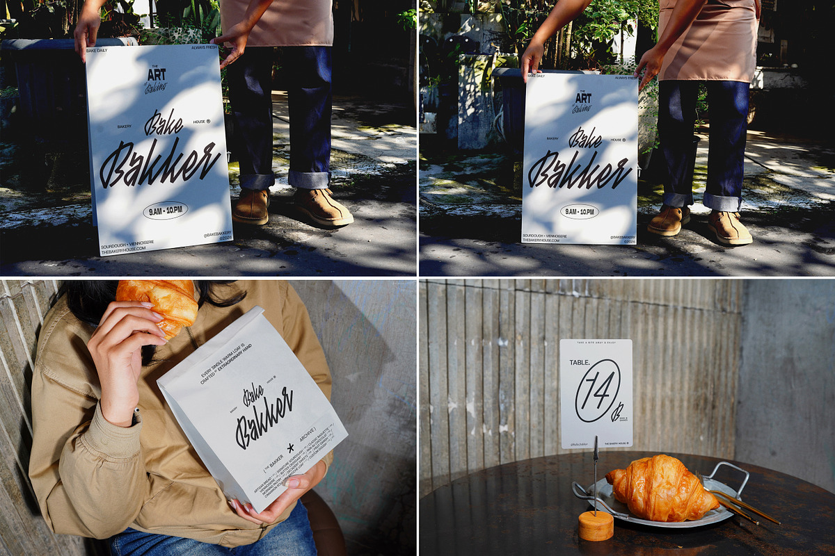 Bakery Shop Packaging Mockup, a Packaging Mockup by Vitora Mockup (Photo 7 of 9)
