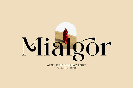 Mialgor - Luxury Classy Font, a Slab Serif Font by Imoodev