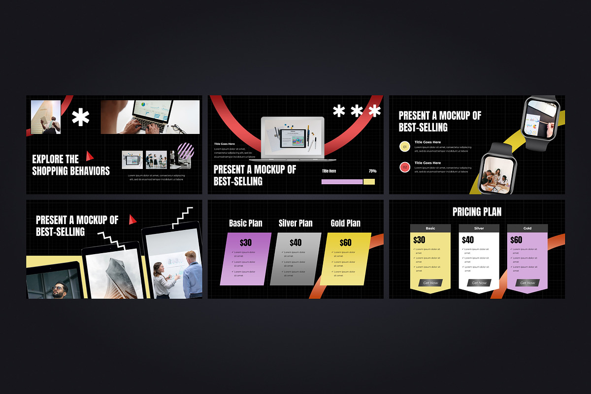 Black Friday Powerpoint Template, a Presentation Template by Eklip Studio (Photo 4 of 6)