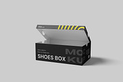 Editable Shoes Box Mockup, an Advertising Mockup by bimockup (Thumbnail 6 of 6)