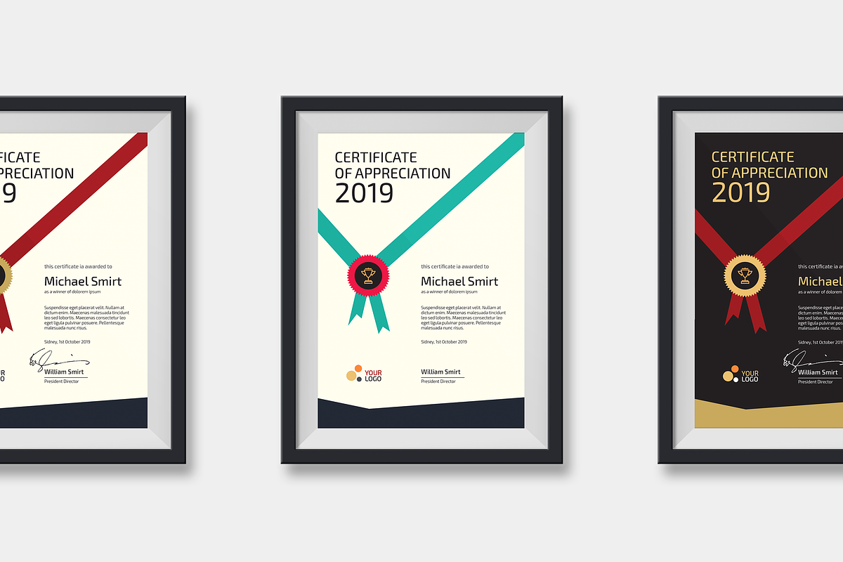 Multipurpose Certificates, a Stationery Template by silukEight (Photo 5 of 7)