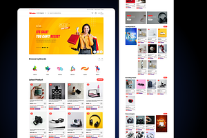 Zentro - Ecommerce Website, a HTML Template by Hammad Arif