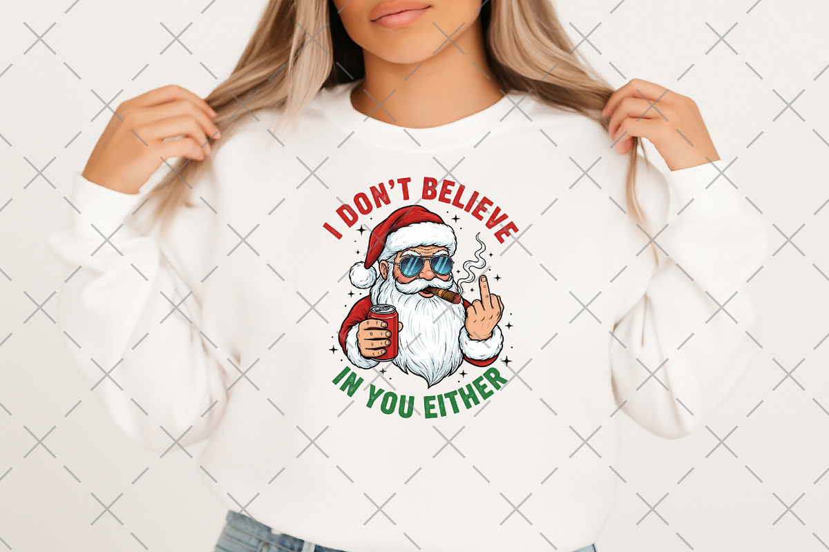 Funny Santa Claus png, an Illustration by Craft Nest (Photo 2 of 6)
