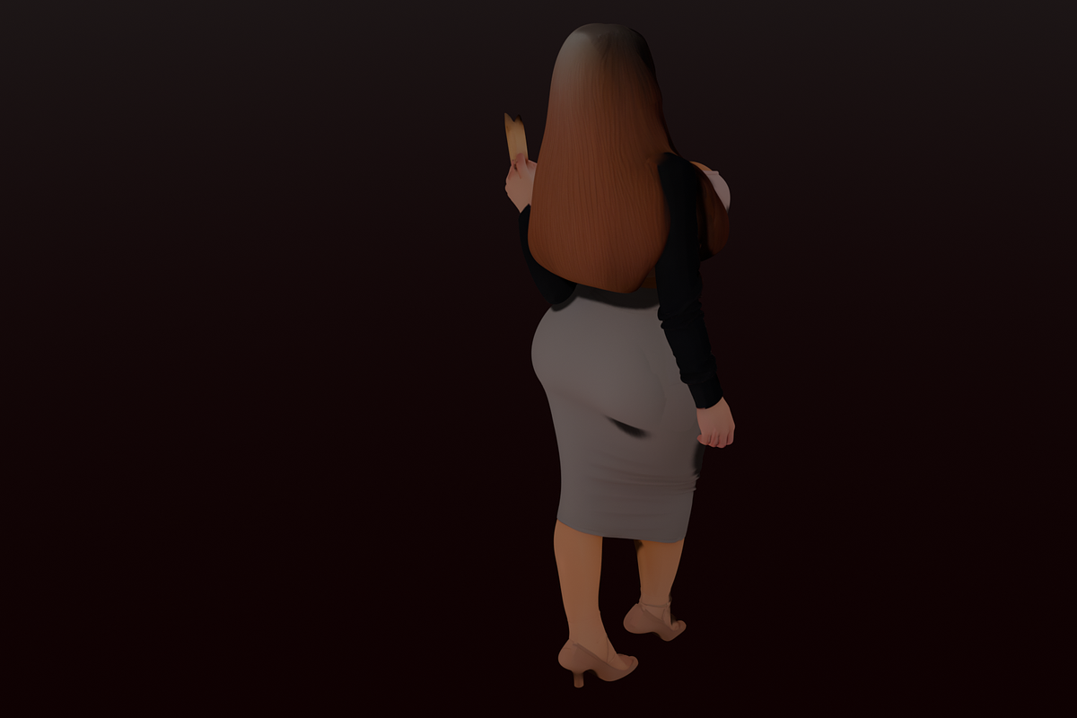 High Form Elegant Female Character, a Characters & Person 3D Model by Temer (Photo 5 of 8)