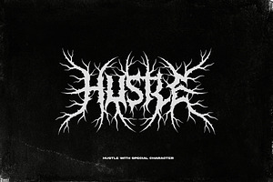 False Crown Death Metal Font