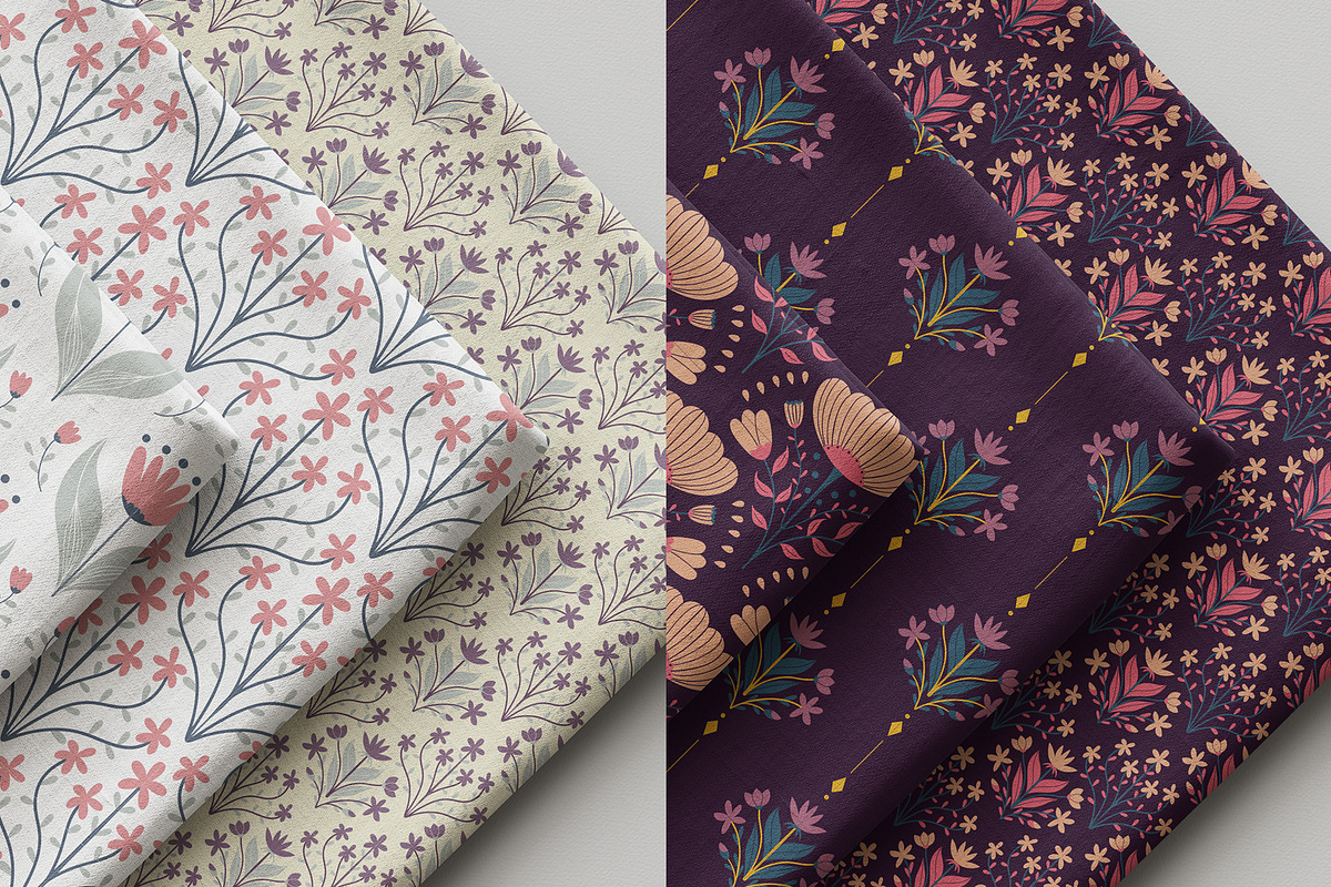 Bohemian Floral Pattern Collection, a Graphic by Asya Melkonyan Patterns (Photo 13 of 15)