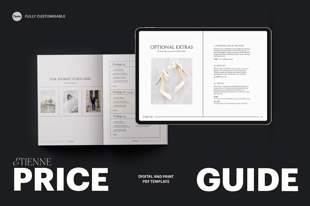 Minimal | Photo Price Guide Canva, a Templates & Theme by Studio Leelou (Photo 1 of 9)